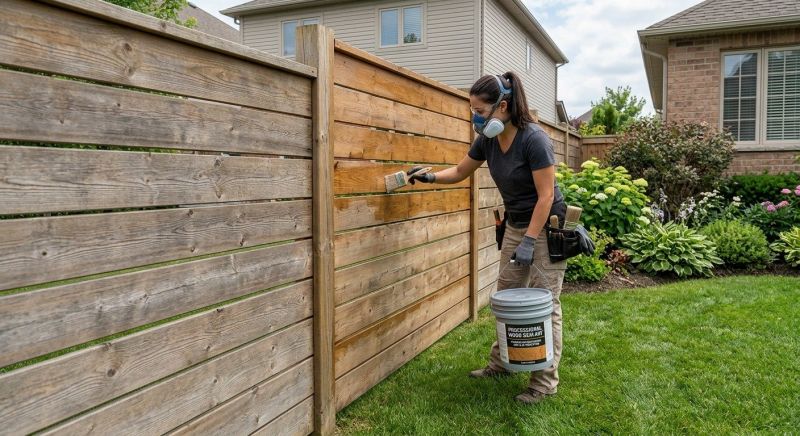 Cedar Fence Sealing in Bellevue, WA