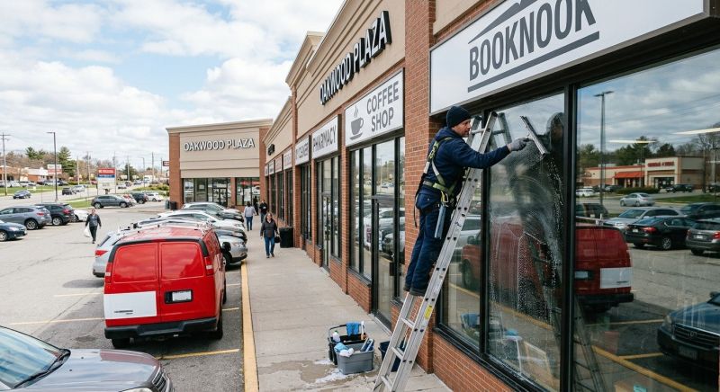 Shopping Mall Window Cleaning in Denver County, CO