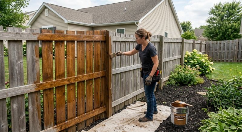 Cedar Fence Sealing in Kansas City, KS