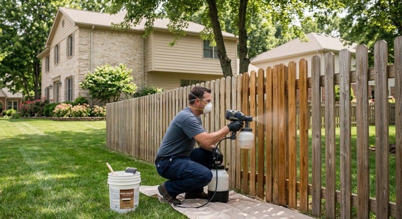 Cedar Fence Sealing in Renton, WA