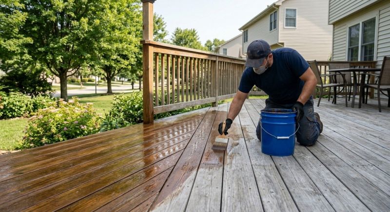 Concrete Deck Sealing in Renton, WA