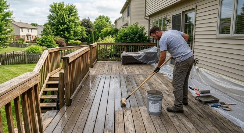 Concrete Deck Sealing in Gig Harbor, WA