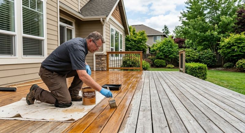 Concrete Deck Sealing in Bellevue, WA