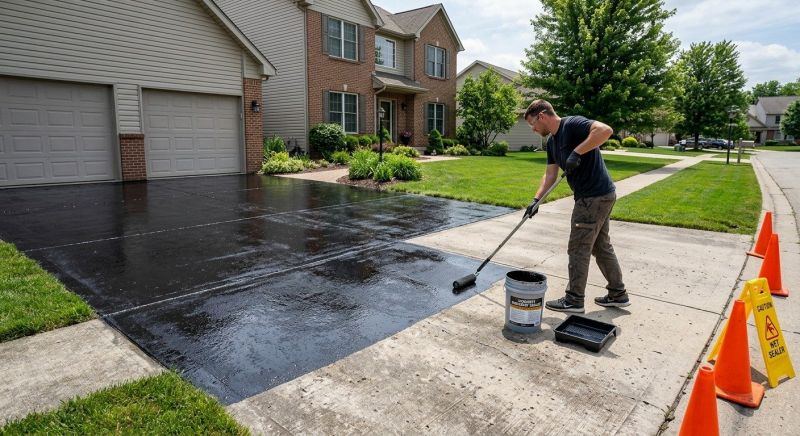 Concrete Driveway Sealing in Gig Harbor, WA