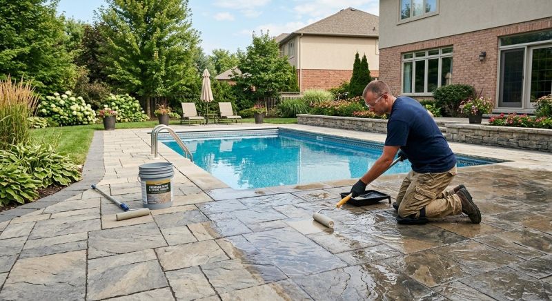 Courtyard Sealing in Puyallup, WA