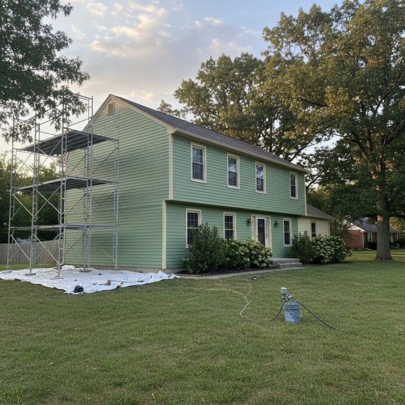 Siding Dirt Removal detail