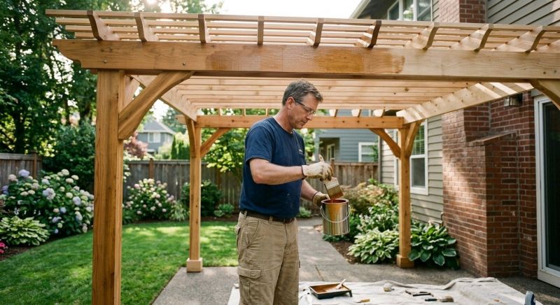 Gazebo Sealing in Gig Harbor, WA