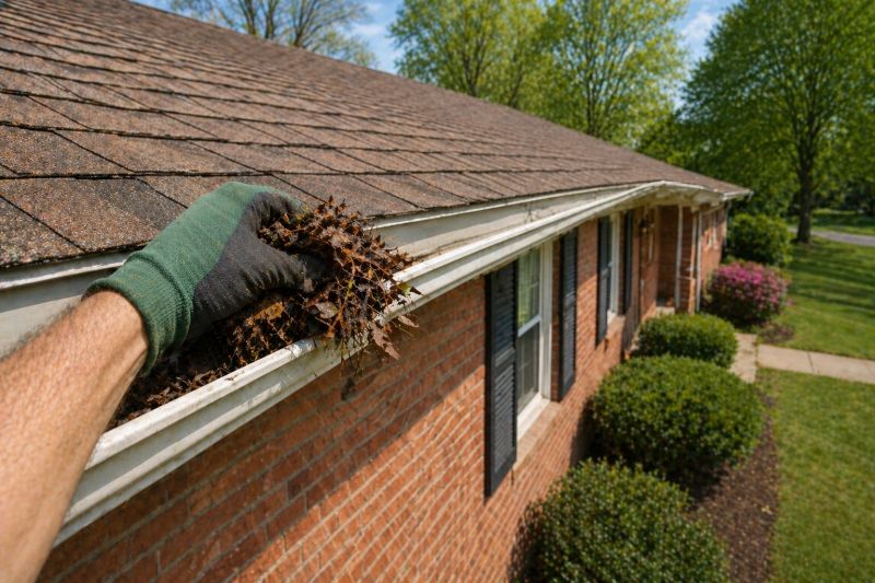 Gutter Leaf Clearing in Bergen County, NJ