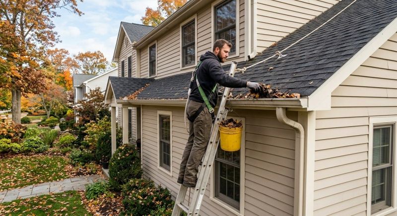 Gutter Leaf Clearing in Long Island, NY