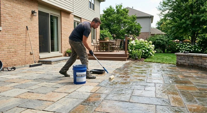 Hardscape Sealing in Kansas City, KS