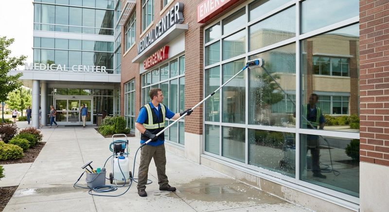 Medical Center Window Cleaning in Denver County, CO