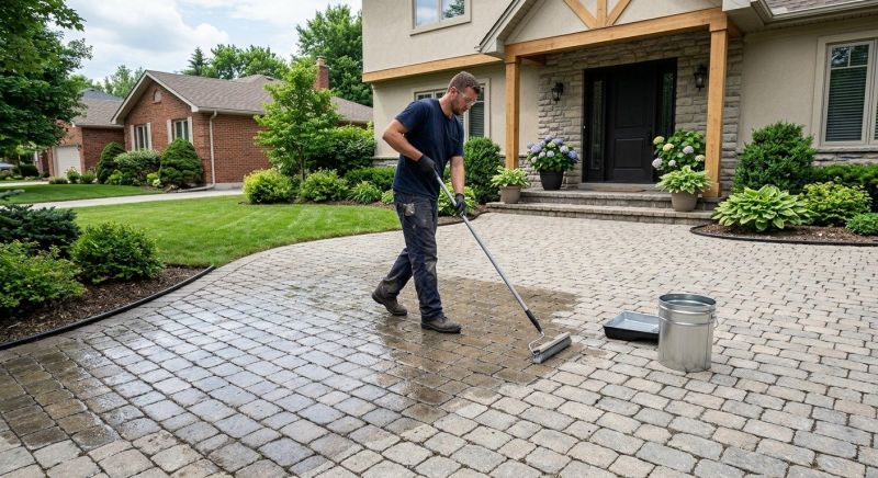 Paver Driveway Sealing in Gig Harbor, WA