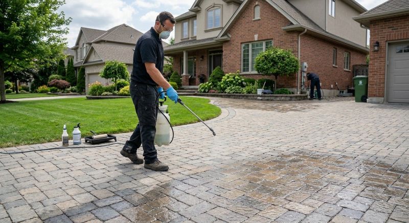 Paver Driveway Sealing in Bellevue, WA