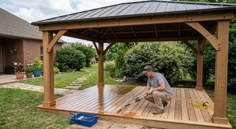 Pavilion Sealing in Kitsap County, WA