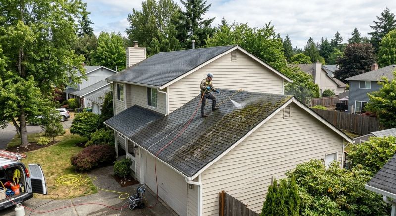Roof Mildew Cleaning in Vancouver, WA