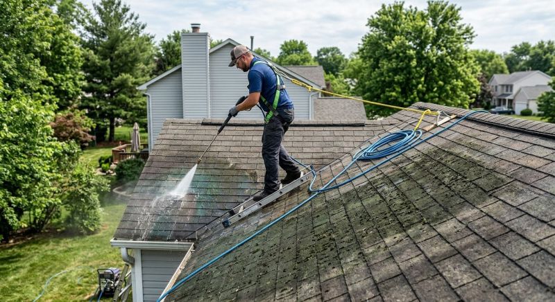Roof Mildew Cleaning in Vancouver, WA