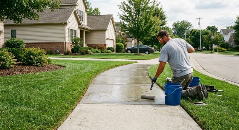 Sidewalk Concrete Sealing in Alpharetta, GA