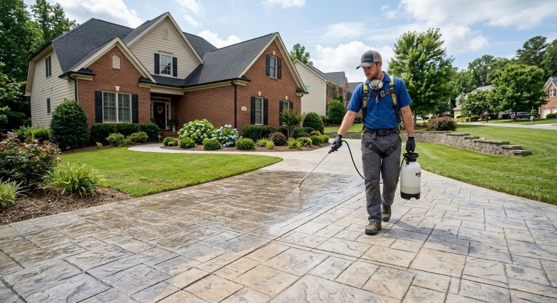 Stamped Concrete Sealing in Gig Harbor, WA