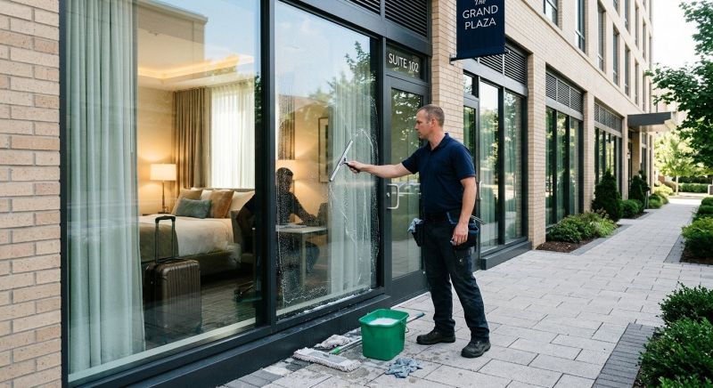 Strip Mall Window Cleaning in Denver County, CO